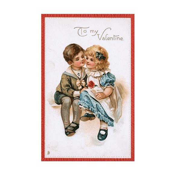 Flying Elephant brand. Victorian Valentine book. 30 unique vintage postcards. - Picture 7 of 16